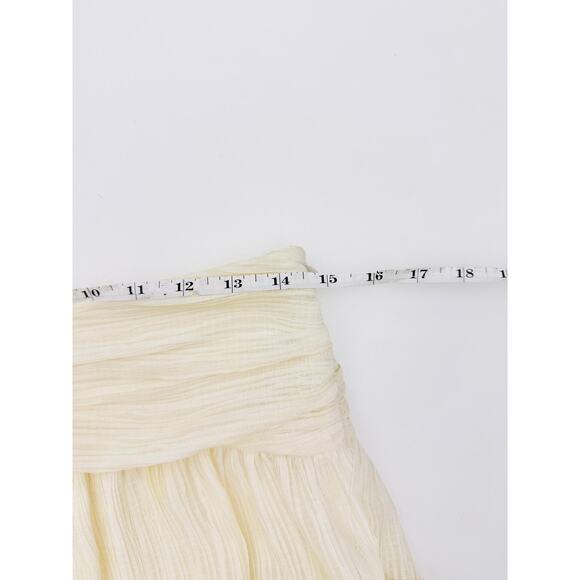 Ramy brook ivory selena tiered mini skirt - size small - Picture 4 of 6